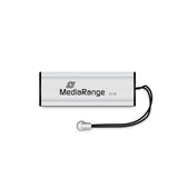 MediaRange MR916 USB-nøgle 32 GB USB Type-A 3.2 Gen 1 (3.1 Gen 1) Sort, Sølv