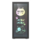 Darkflash DK210 Graffiti computerkasse (sort)