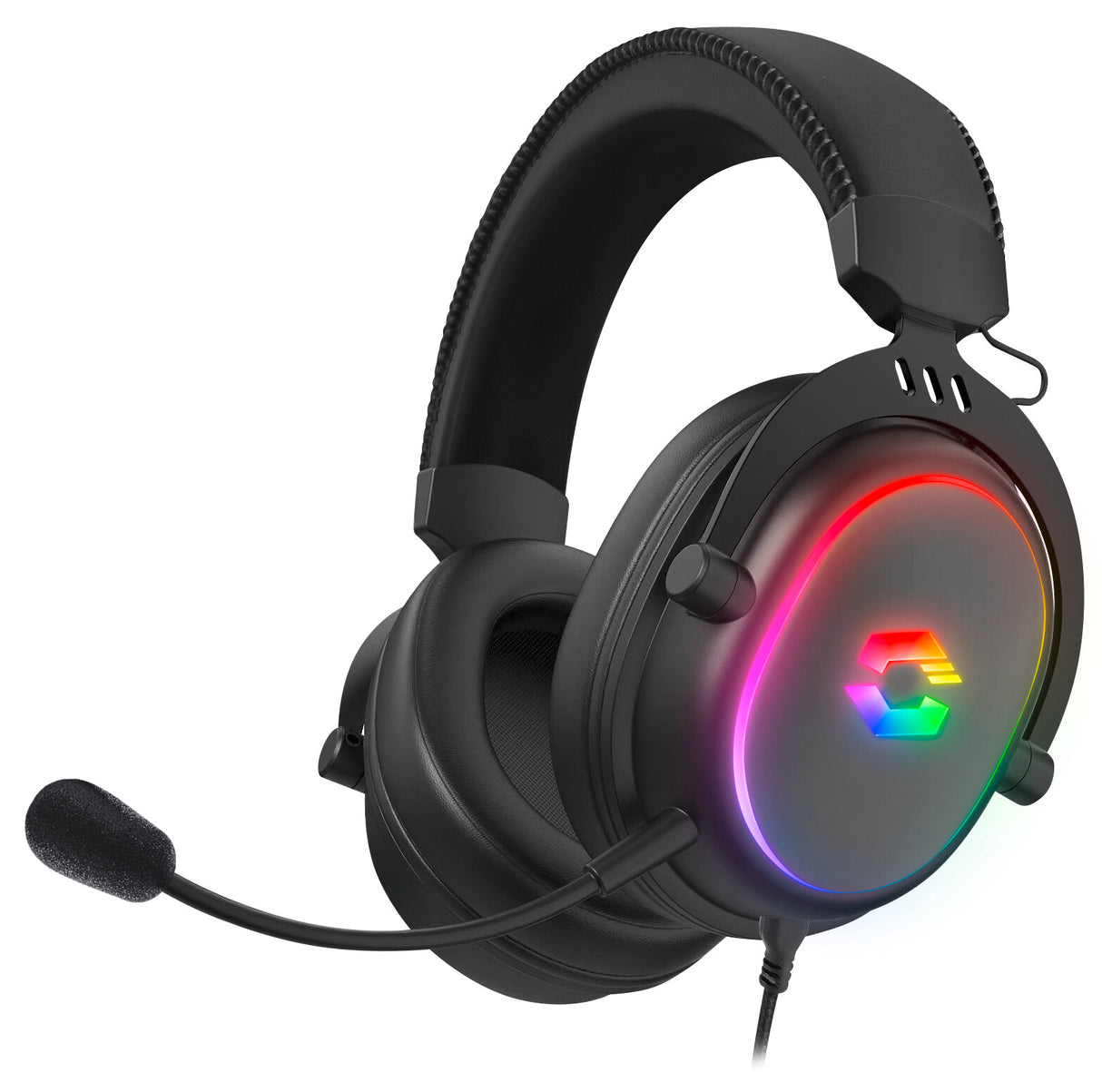 SPEEDLINK CONUX RGB Headset Ledningsført Spil USB Type-A Sort