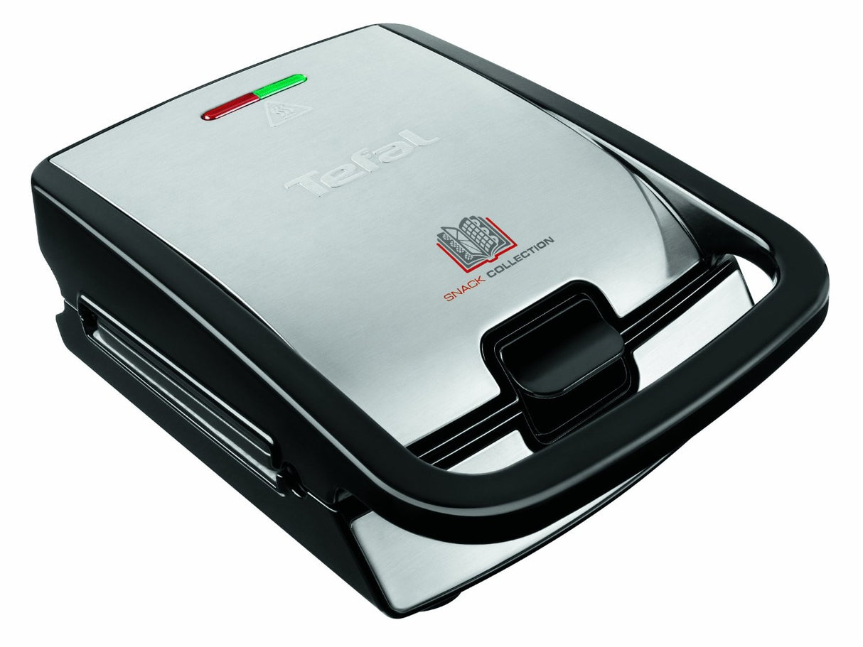 Tefal Snack Collection SW852D sandwichtoaster 700 W Sort, Rustfrit stål