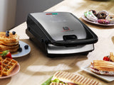 Tefal Snack Collection SW852D sandwichtoaster 700 W Sort, Rustfrit stål
