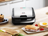 Tefal Snack Collection SW852D sandwichtoaster 700 W Sort, Rustfrit stål