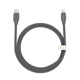 Baseus Jelly kabel USB-C til Lightning, 20W, 1,2m (sort)