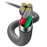 Baseus Jelly kabel USB til Lightning, 2,4A, 1,2m (sort)