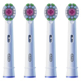 Oral-B Pro 3D White Børstehoveder Hvid, 4 stk.