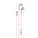 Happy Plugs Headphone Wired In Ear Usb C Pink