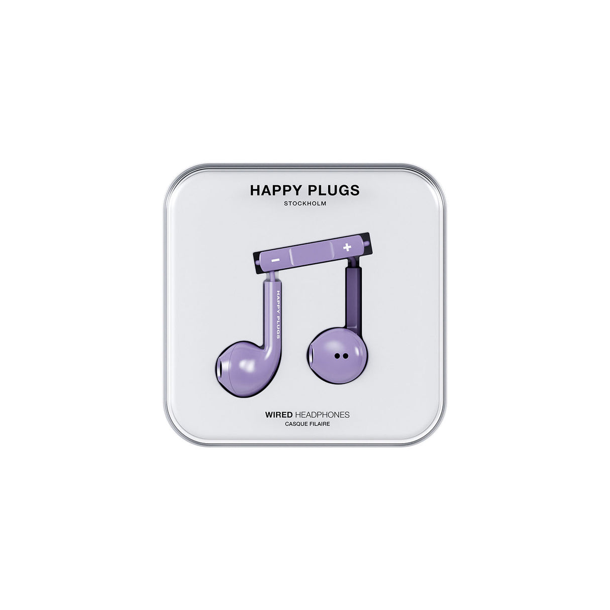 Happy Plugs Headphone Wired In Ear Usb C Purple