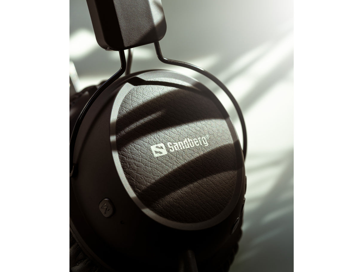 Sandberg 126-36 hovedtelefoner/headset Trådløs Spil USB Type-C Bluetooth Sort