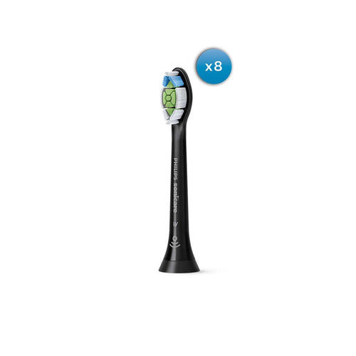 Philips Sonicare W2 Optimal White HX6068 Ekstra tandbørstehoved 8 Sort