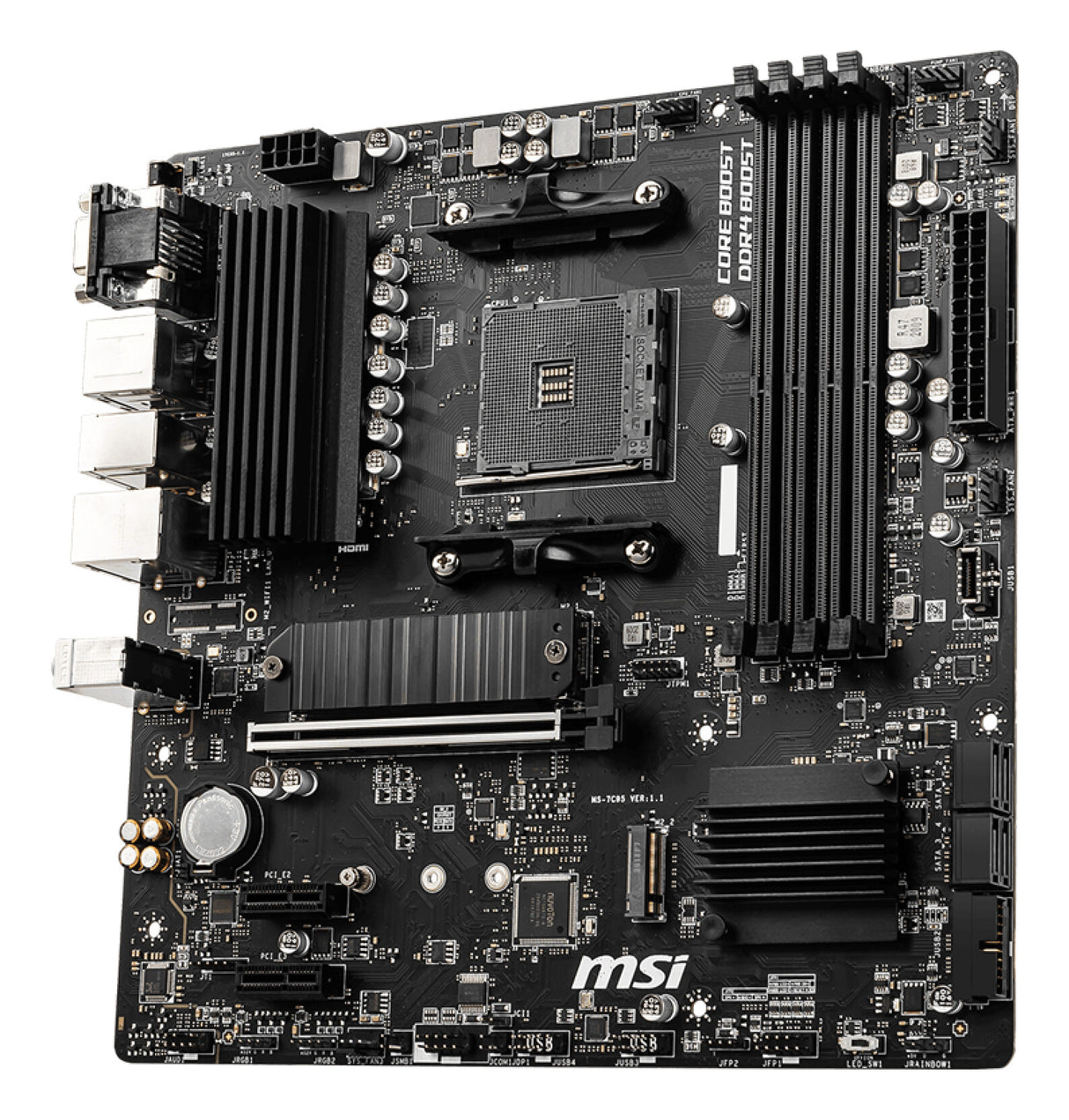 MSI B550M PRO-VDH bundkort AMD B550 Stik AM4 micro ATX