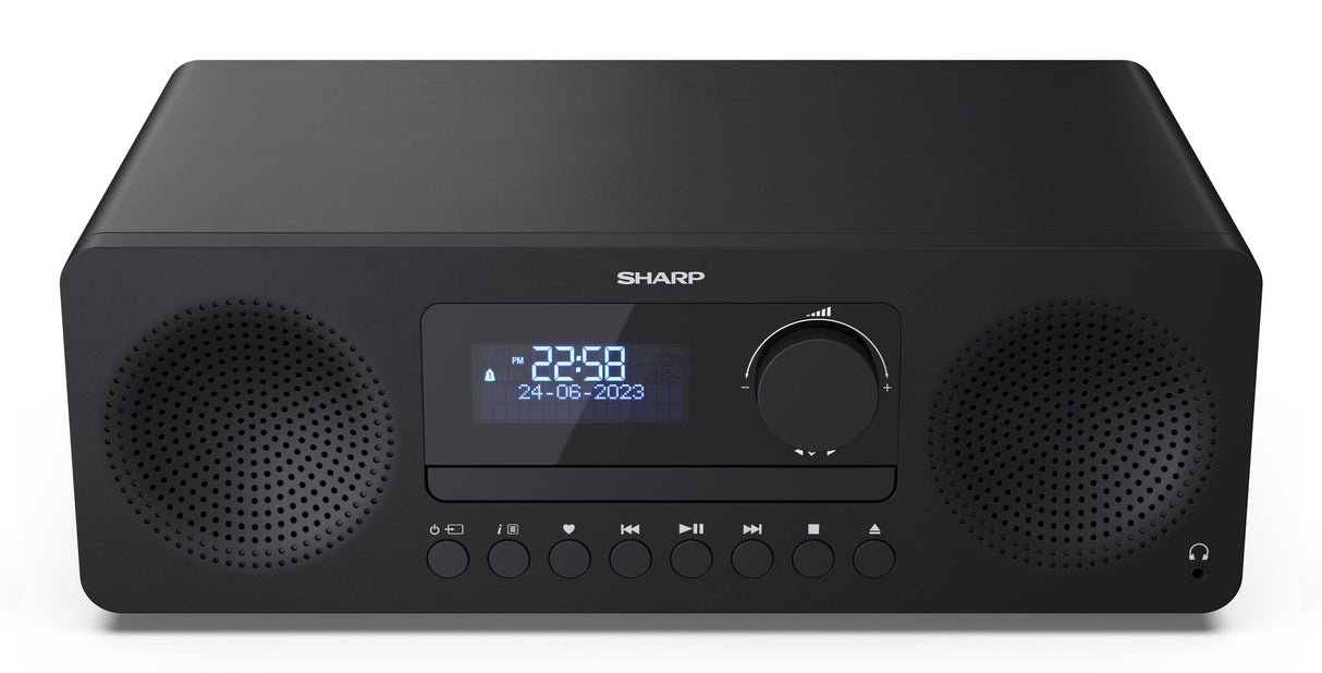 Sharp XL-B720D(BK) stereoanlæg Home audio micro system 30 W Sort