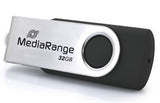 MediaRange MR1952 USB-nøgle 32 GB USB Type-C 3.2 Gen 1 (3.1 Gen 1) Sort, Sølv