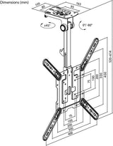 Goobay Basic Monteringssæt Fladt panel 23-55