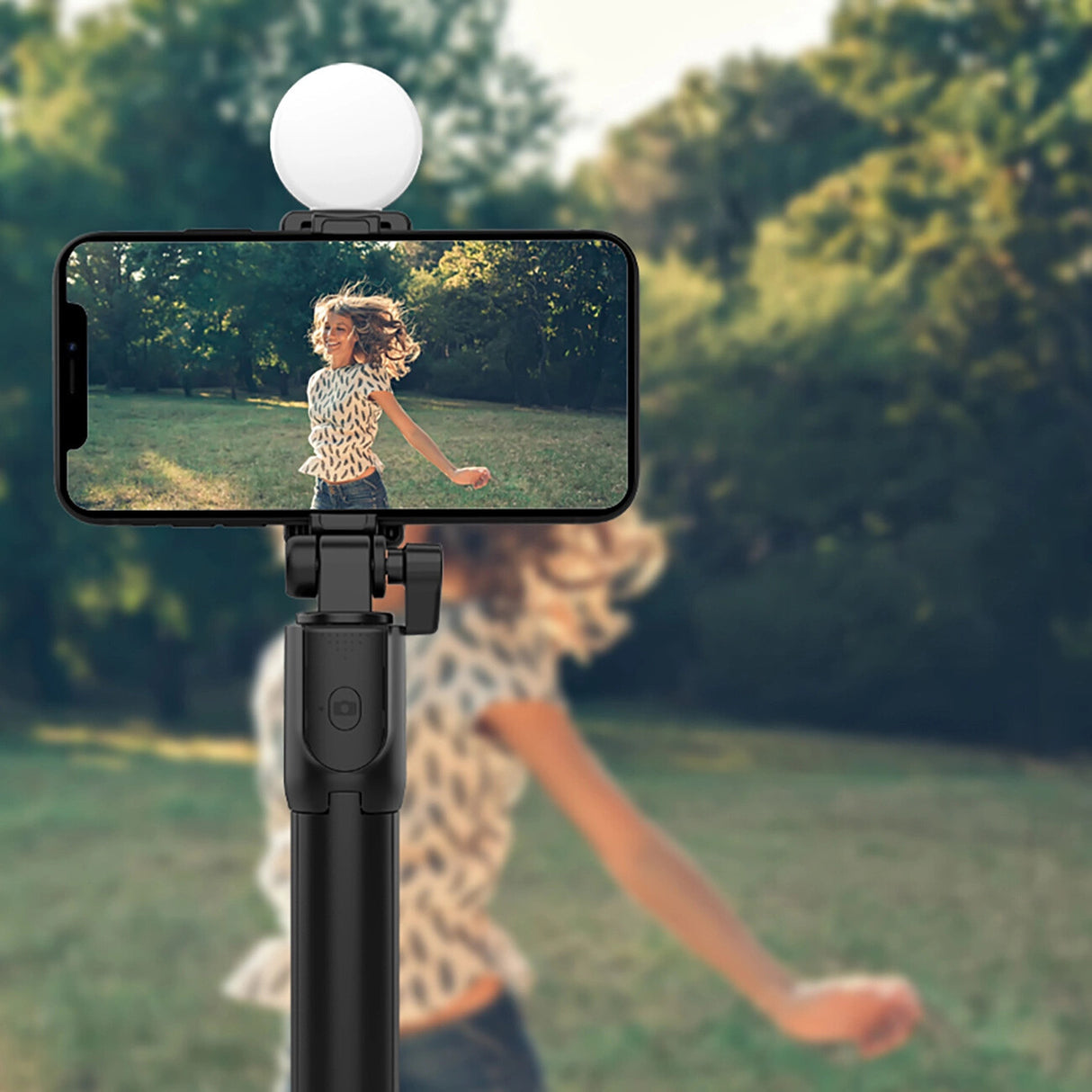 Hurtel WR1YXS selfiestang Smartphone Sort
