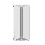 Darkflash DK151 LED-computerhylster (hvid) + 3 RGB-ventilatorer