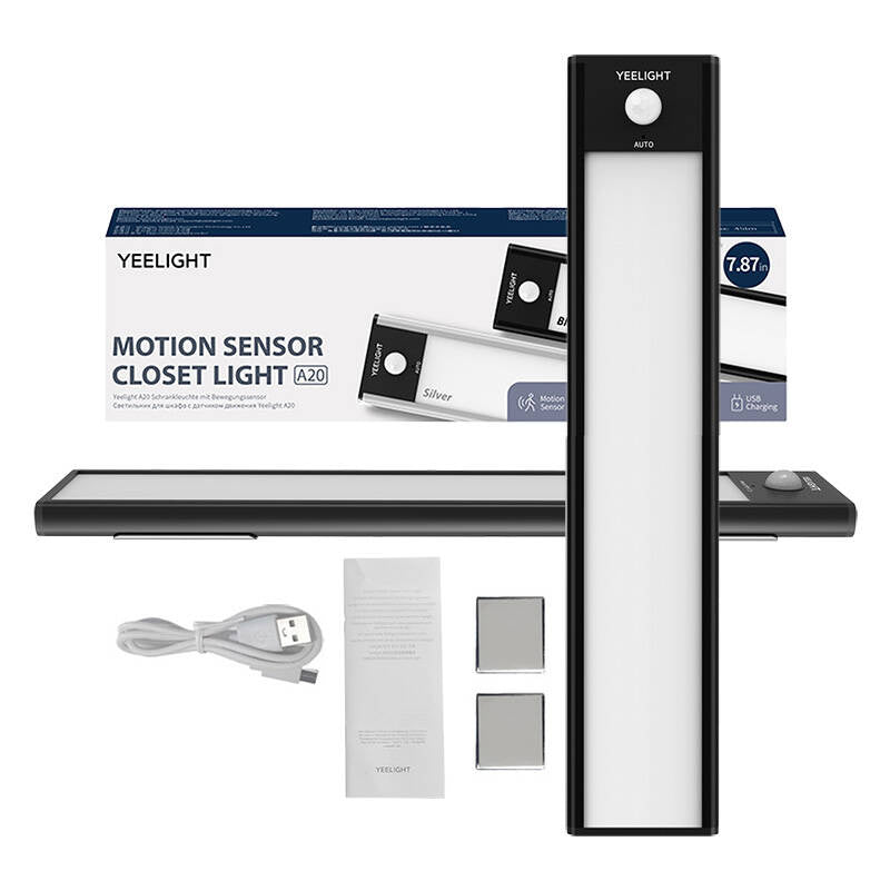 Yeelight Closet Sensor Light 20cm - sort 4000 K