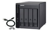 QNAP TR-004 drevkabinet HDD/SSD kabinet Sort 2.5/3.5"