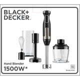 Black+Decker Stavmixer Med Tilbehør 1500 W
