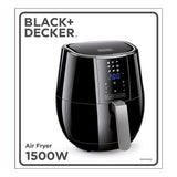 Black+Decker Airfryer Digital Control 3,5 L Black