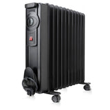 Black+Decker Oil Heater 2000 W Black