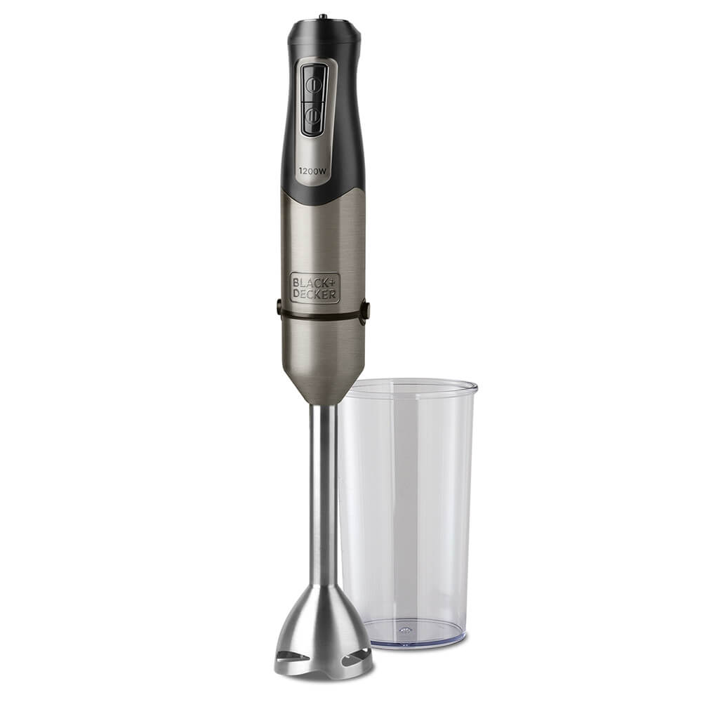 Black+Decker Hand Blender 1200 W Brushed