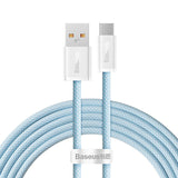 Kabel USB til USB-C Baseus Dynamic Series, 100W, 2m (blå)