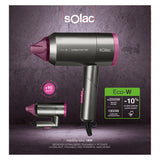 Solac Hair Dryer Foldable Hair&Go Ionic 1800