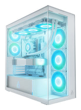 Arctic Xtender Case White Tårn Udvidet ATX Ingen strømforsyning Glass Hvid