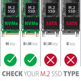 Axagon EEM2-UB2 drevkabinet SSD kabinet Sort M.2