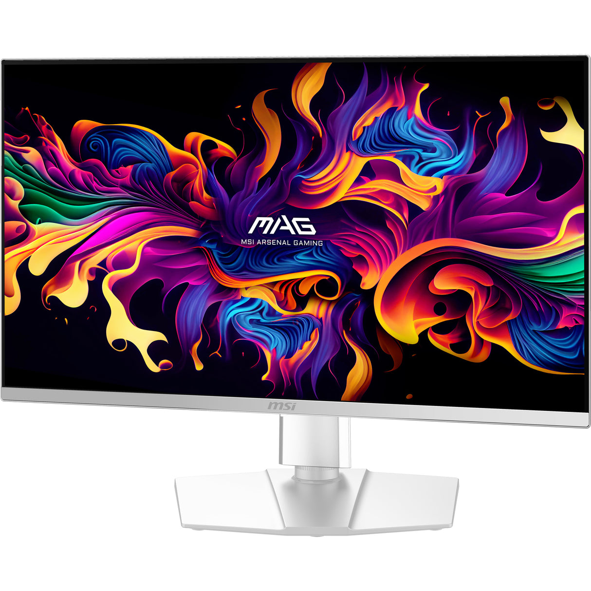 MSI MAG 272QPW QD-OLED X28 computerskærm 67,3 cm (26.5") 2560 x 1440 pixel Wide Quad HD Hvid