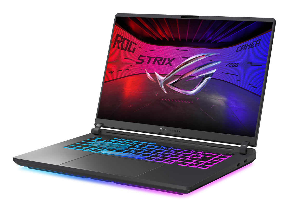 ASUS ROG Strix G15 G615LW-S5075W Intel Core Ultra 9 275HX Laptop 40,6 cm (16") WQXGA 16 GB DDR5-SDRAM 1 TB SSD NVIDIA GeForce RTX 5080 Wi-Fi 7 (802.11be) Windows 11 Home Sort, Grå