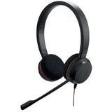 Jabra Evolve 20 MS stereo Kabling Headset Sort