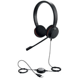 Jabra Evolve 20 MS stereo Kabling Headset Sort
