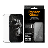 PanzerGlass ® Ceramic II Skærmbeskyttelse iPhone 17 Pro | Ultra-Wide Fit m. EasyAligner