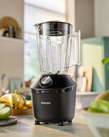 Philips 3000 series HR2191/01 blender 2 L Bordplade blender 600 W Sort, Transparent