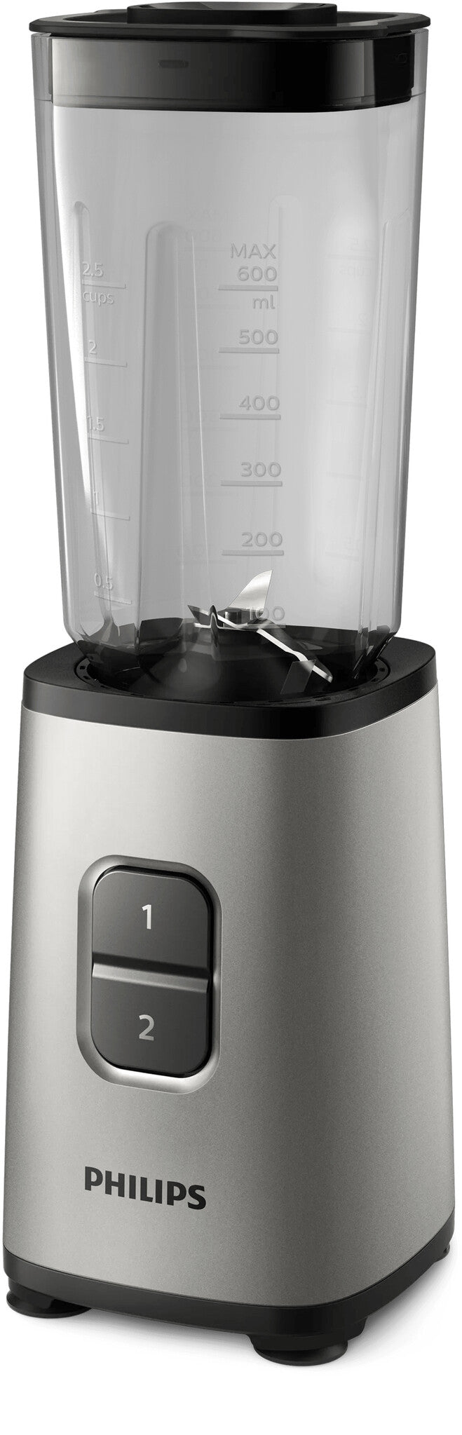Philips Daily Collection HR2604/80 blender 1 L Bordplade blender 350 W Sort, Rustfrit stål