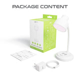 prio 3-i-1 SMART skrivebordslampe med trådløs oplader og højttaler