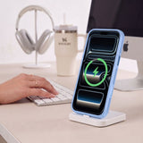Tech Protect Magprime Magsafe Cc Iphone 17 Pro Max / 18 Pro Max Mat Lyseblå