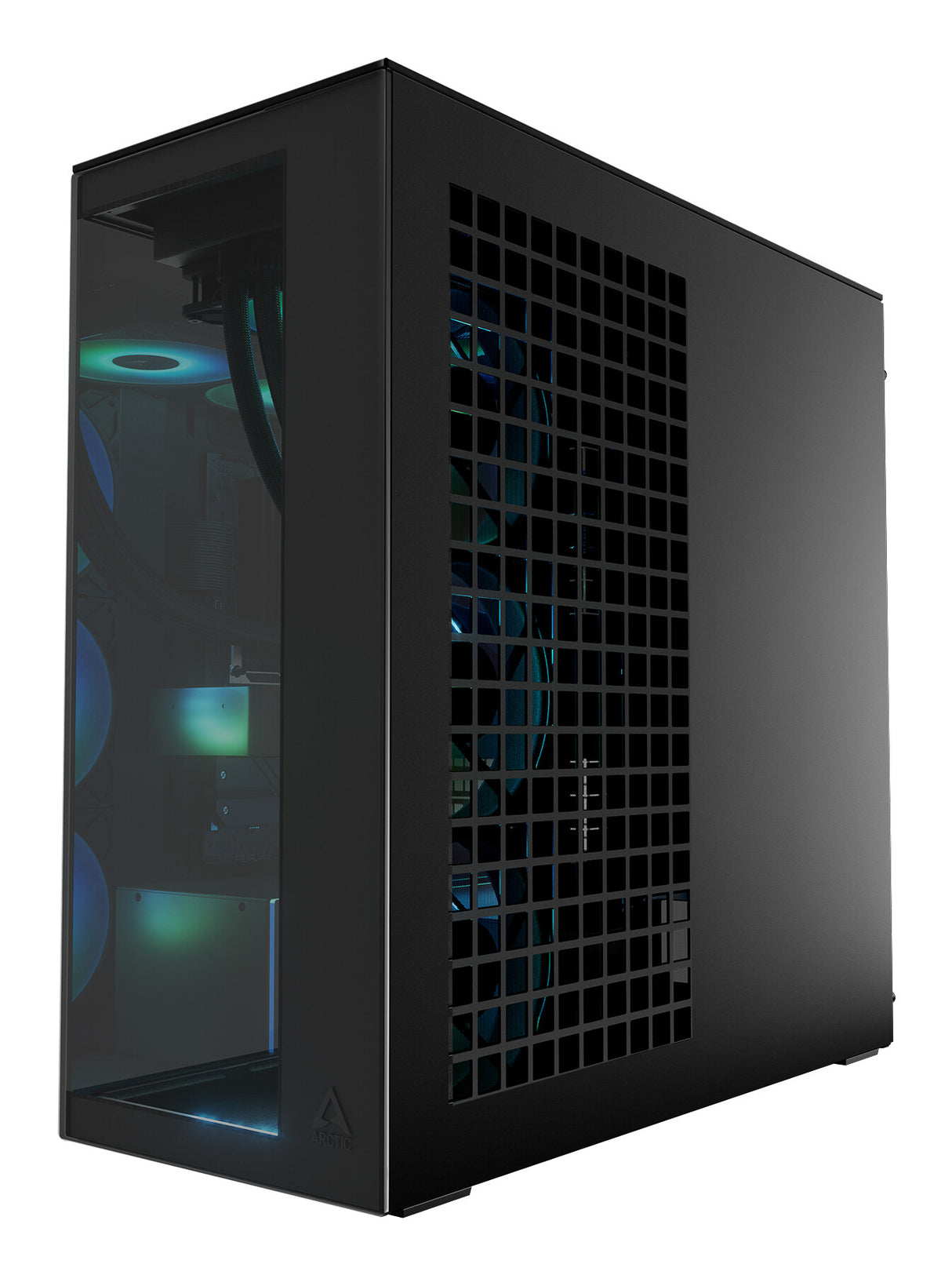 ARCTIC Xtender Black (Tinted Glass) Midi Tower Sort