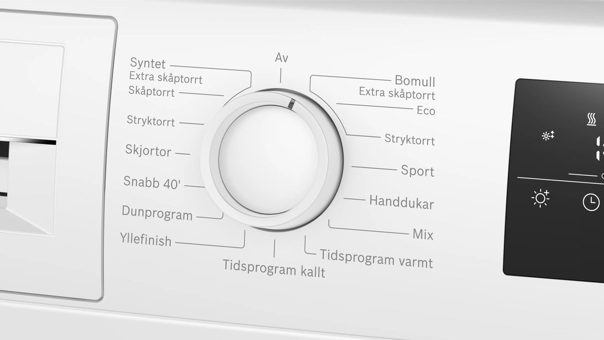 Bosch Serie 4 WTH85V0MSN tørretumbler Fritstående Front-læsning 8 kg Hvid