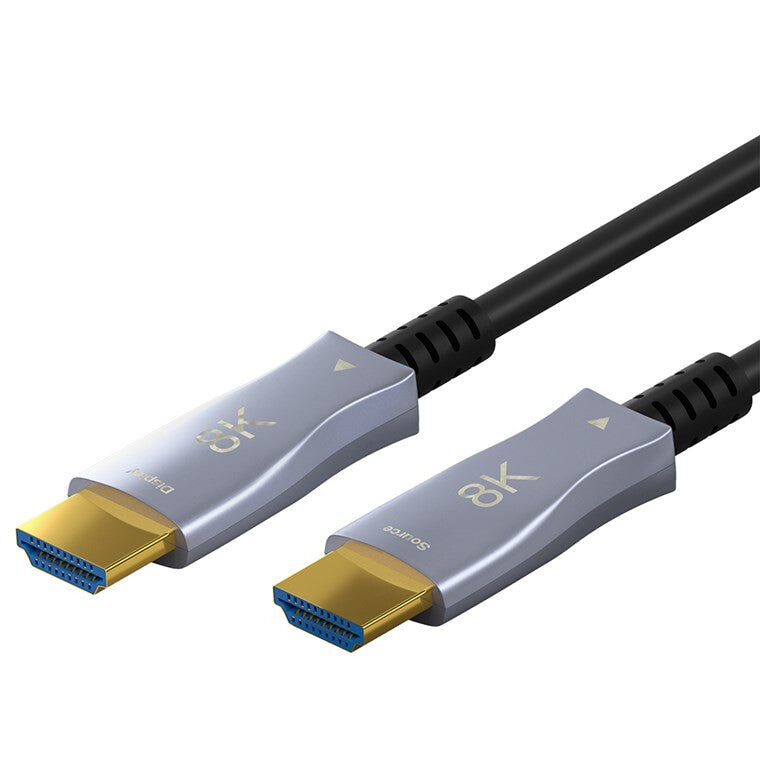 Goobay 65558 HDMI-kabel 10 m HDMI Type A (Standard) Sort, Grå