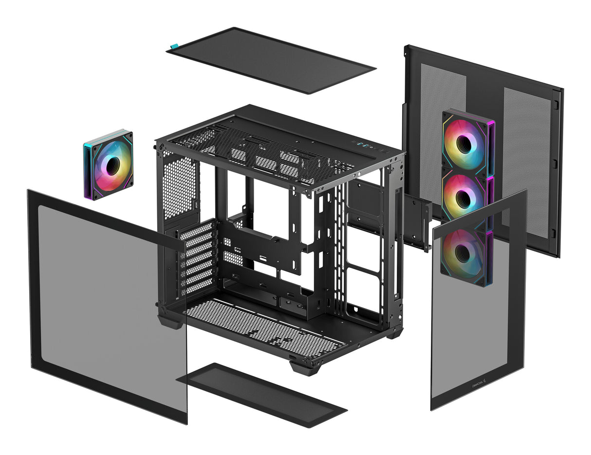 DeepCool CG530 4F Midi Tower Sort