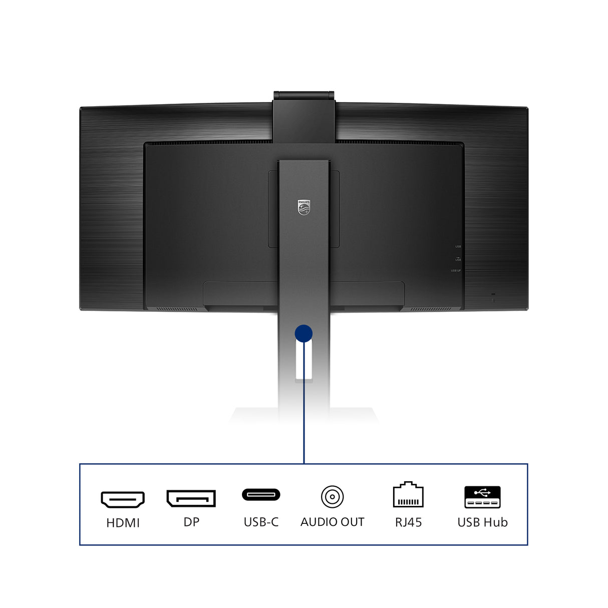 Philips P-line 346P1CRH 34 VA 3440 x 1440 (UltraWide) HDMI DisplayPort USB-C 100Hz