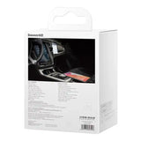 Biloplader Baseus Enjoyment med kabel USB-C + Lightning 3A, 30W (sort)