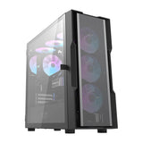 Darkflash DK431 Mesh computer case (sort) + 4 ARGB fans