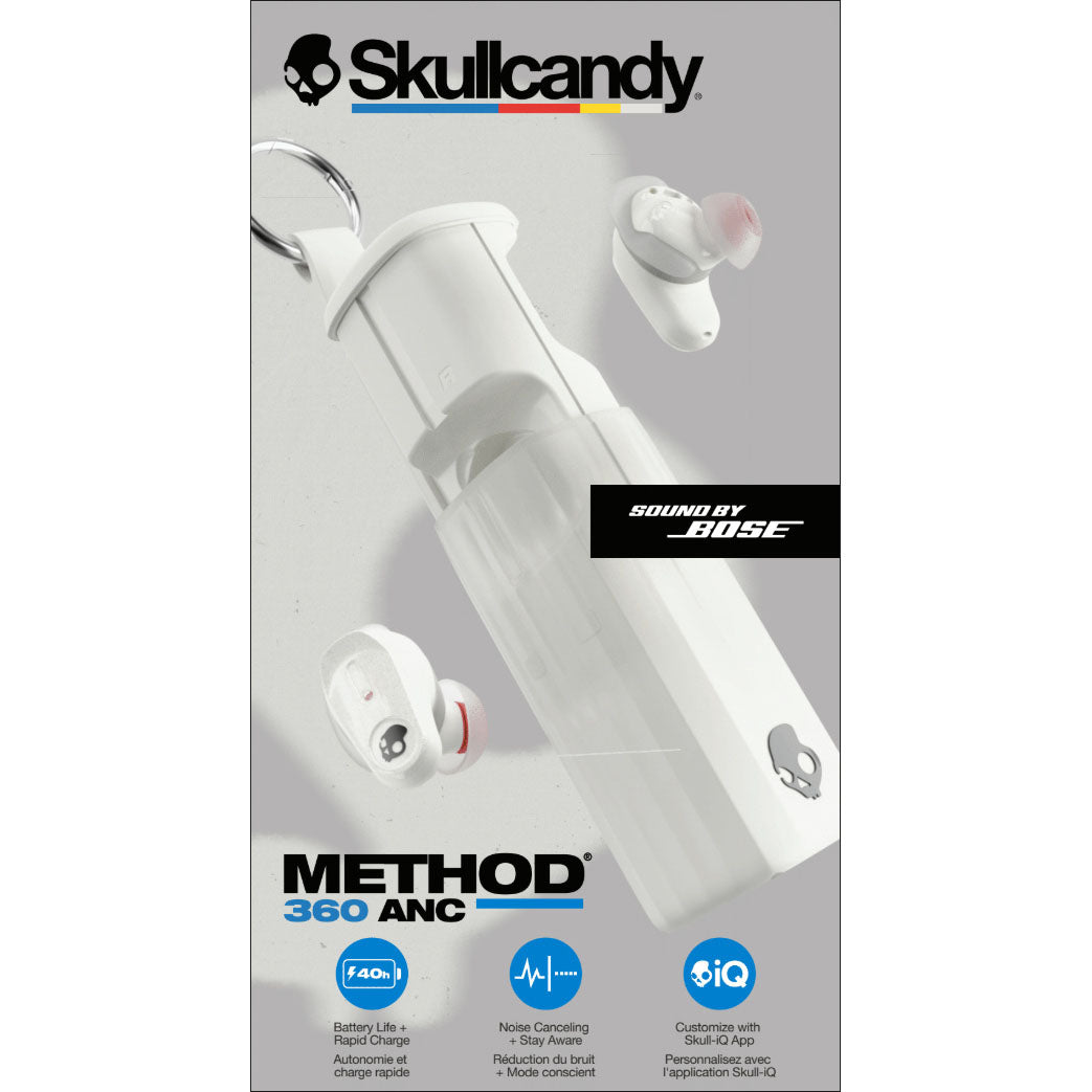 Skullcandy Headphone Method 360 In Ear Anc Bone White