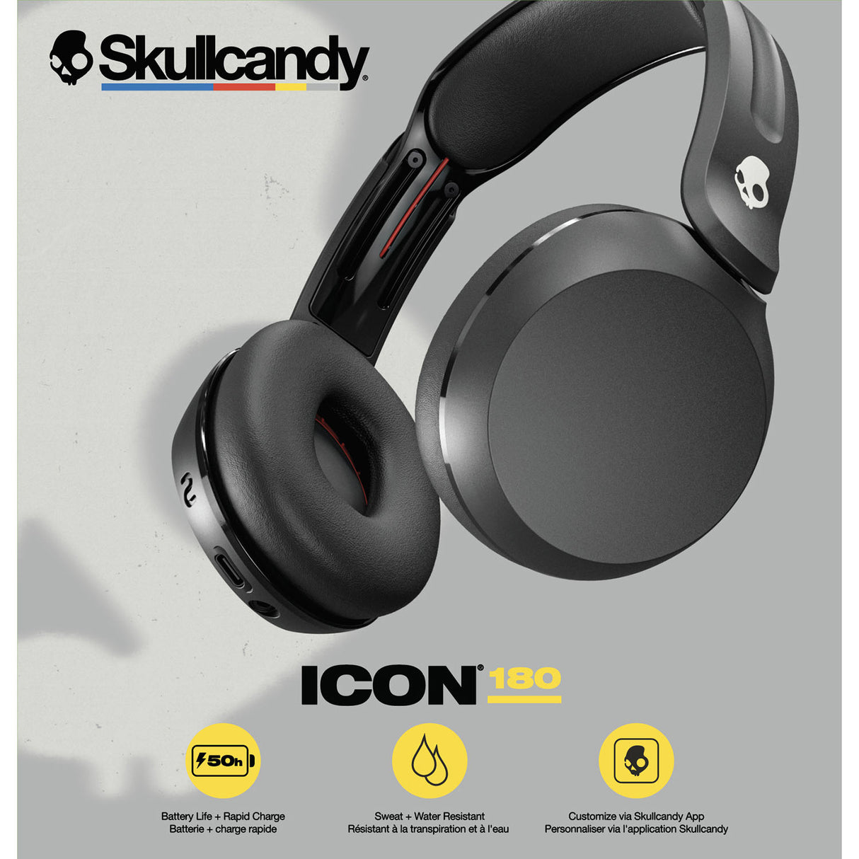 Skullcandy Headphone Icon On Ear True Black