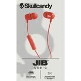 Skullcandy Headphone Jib Usb C Wired In Ear Red Plasma