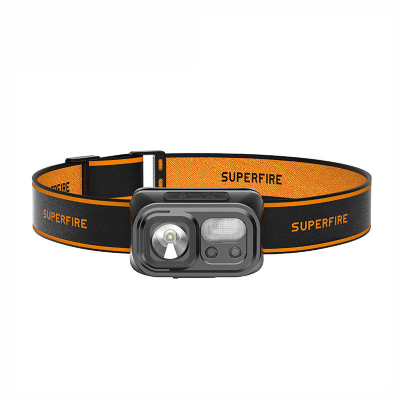Superfire HL23 forlygter lommelygte, 220 lm, USB-C, powerbank