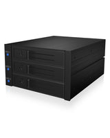 ICY BOX IB-573SSK-12G 8.89 cm (3.5") Backplane Black